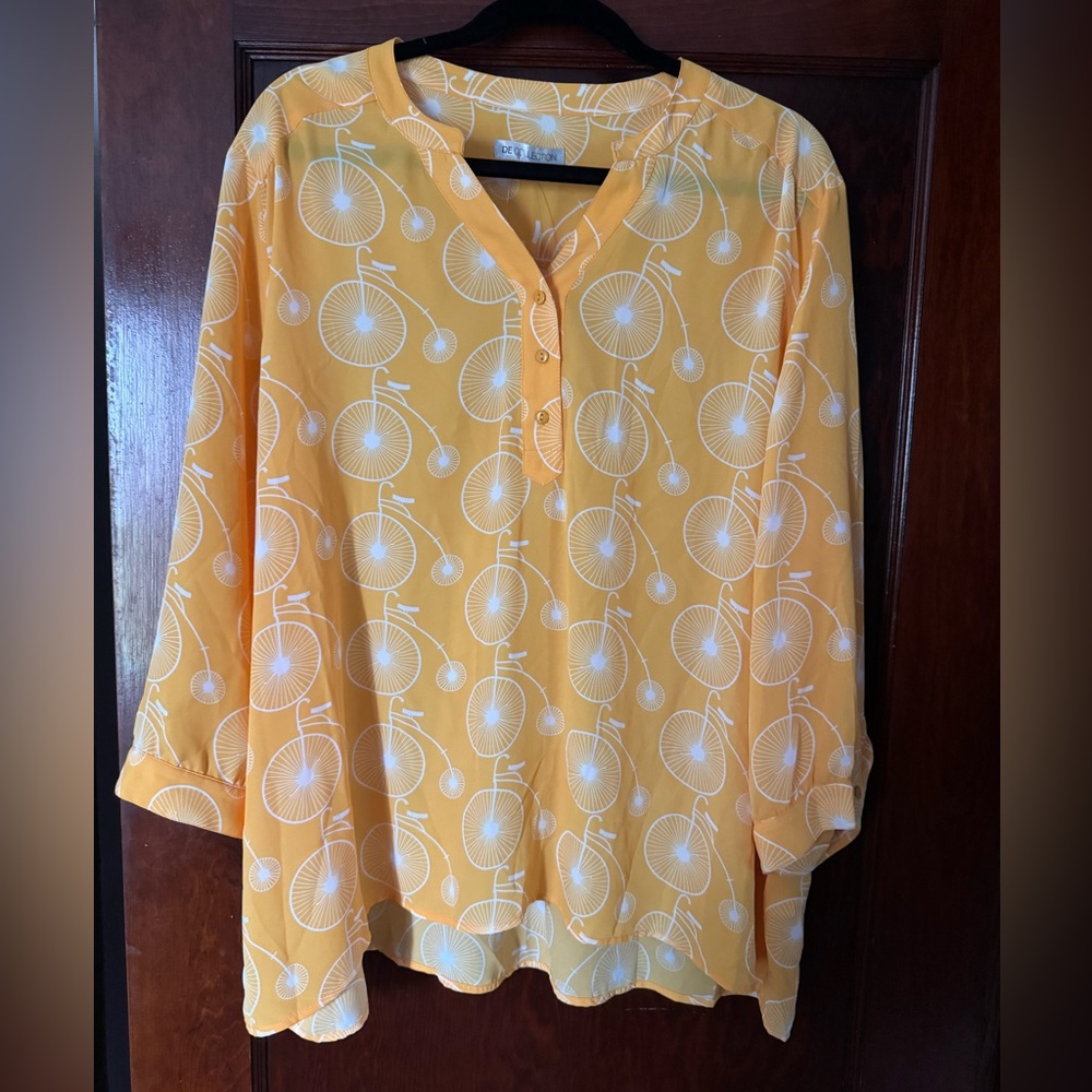 NWT - De Collection Jasmine Blouse - Retro Ride 3x